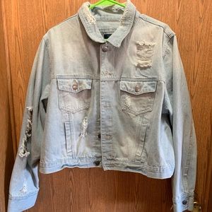Rue21 Crop Denim Jacket. Size 2x.